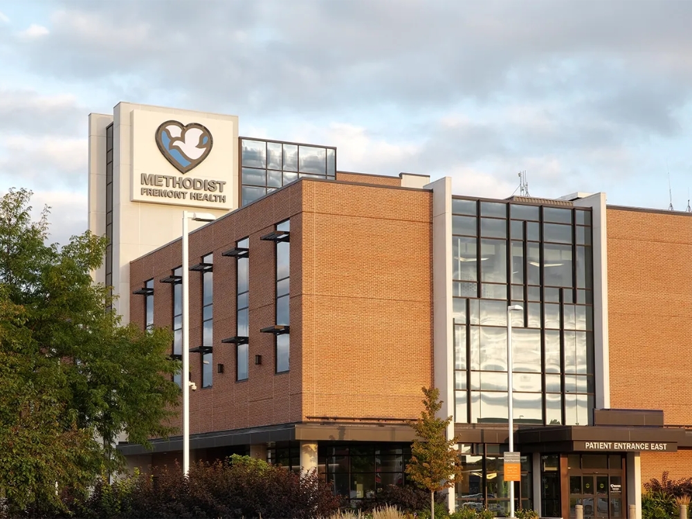 Exterior of Methodist Fremont Health