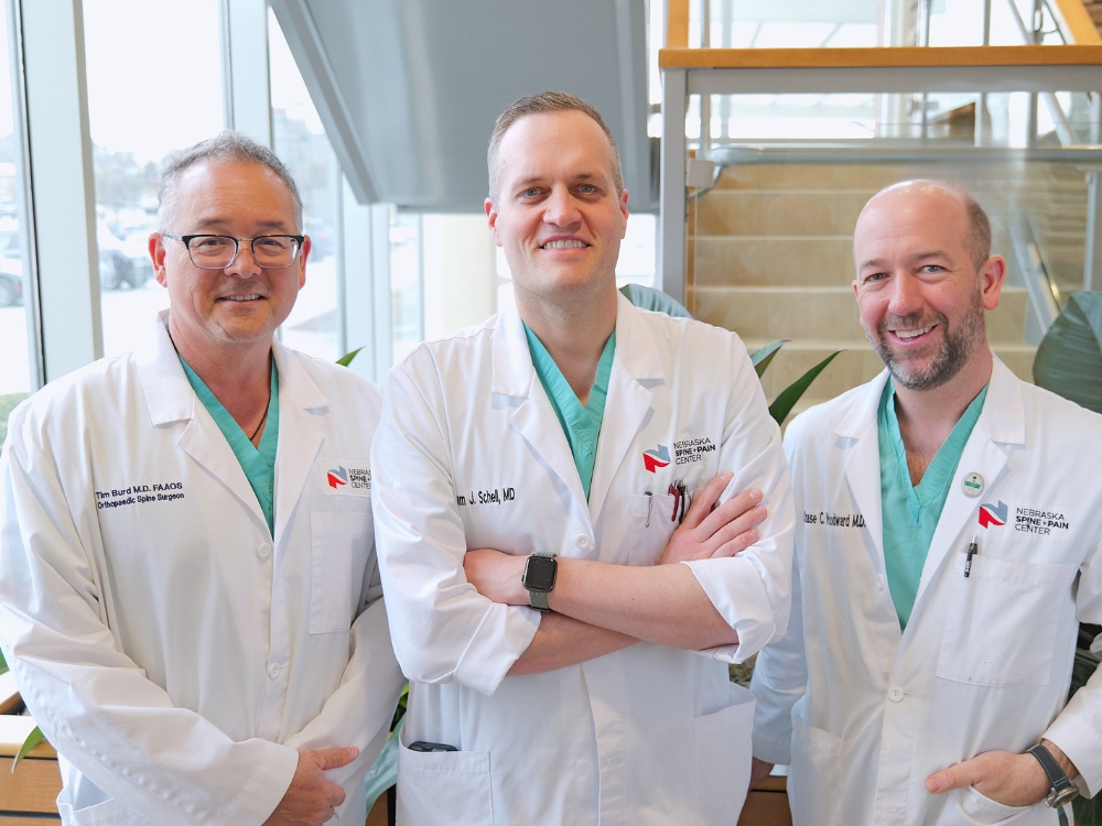 Photo of Doctors Burd, Schell, and Woodward